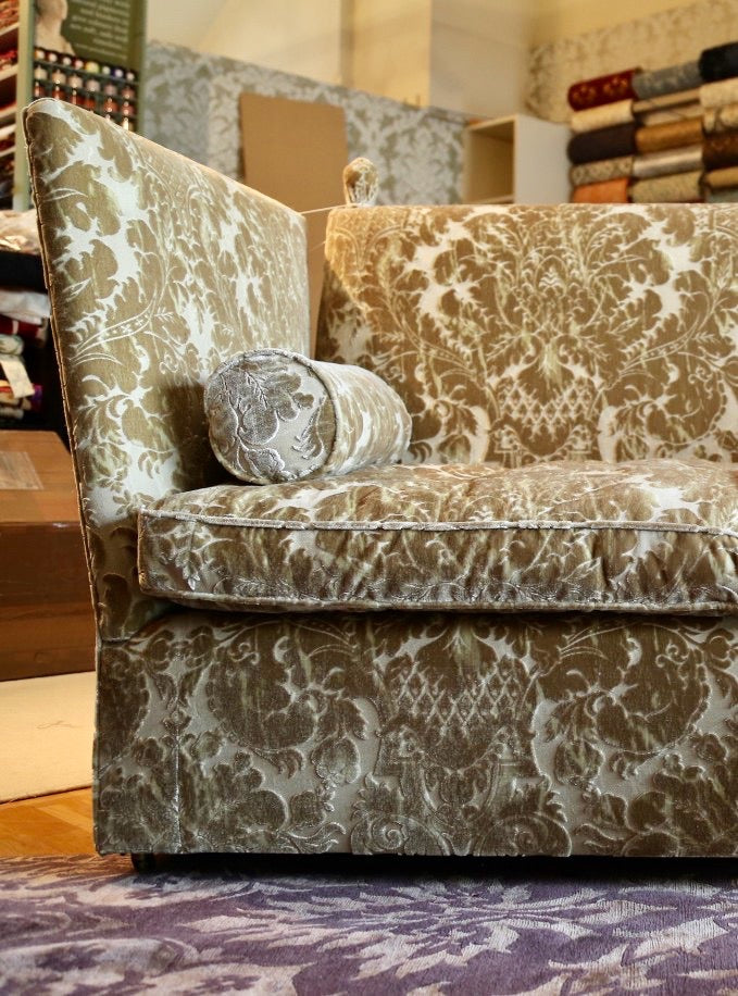 Watts 1874 Rialto Velvet: Luxurious Cut Velvet with Elegant Scrolling ...