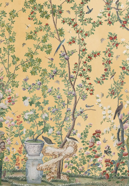 Ussé Chinoiserie Fleur Wallpaper